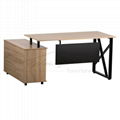 Wooden L Shaped Office Furniture Office Table for Sale 2