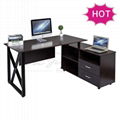 Wooden L Shaped Office Furniture Office Table for Sale 5