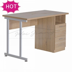 South America Hotsale Ergonomic Computer Table with Shelves for Office and Home