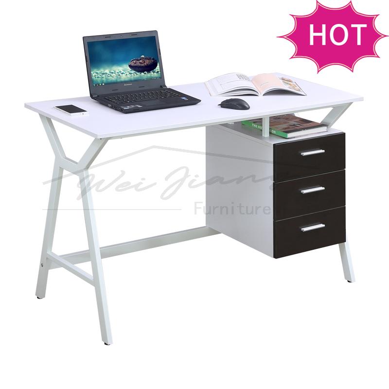 Wholesale Wooden and Metal Computer Desk with File Cabinet 4