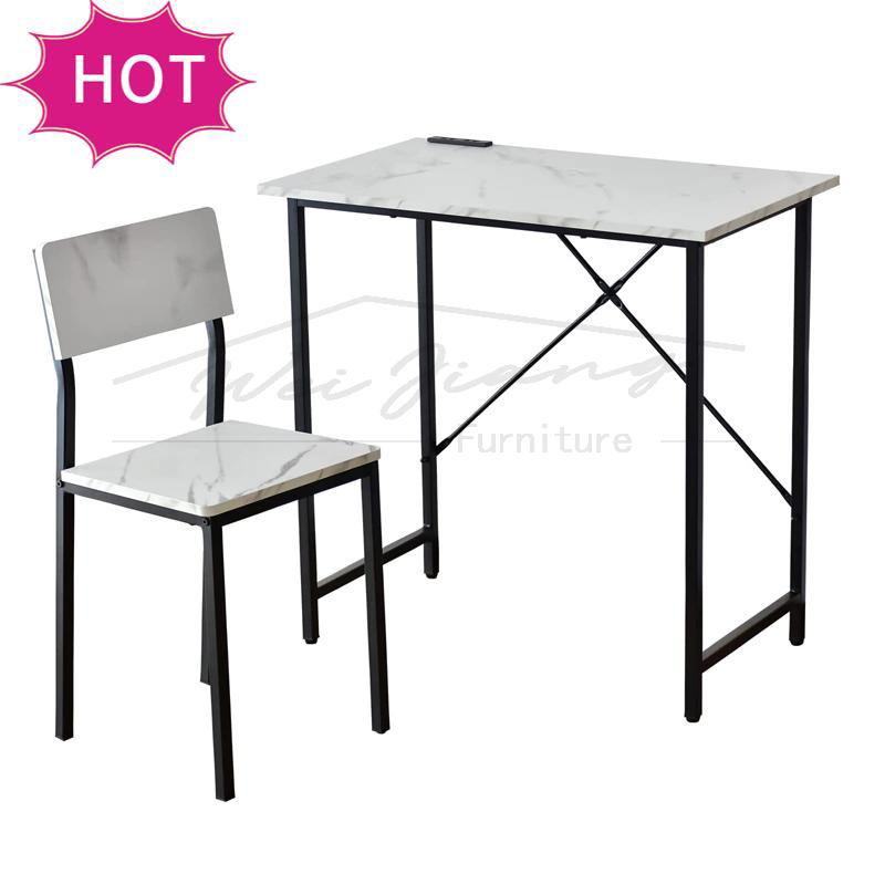 Simple Design Good Quality Student Desk with Chair