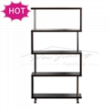 High-Quality Wooden and Metal Storage Bookshelf Factory 2