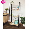 Four Layers Melamine Bookshelf with X Tube 1