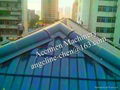 plastic PVC spanish style glazed colony roof tile production line 2