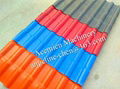 plastic PVC spanish style glazed colony roof tile production line 3