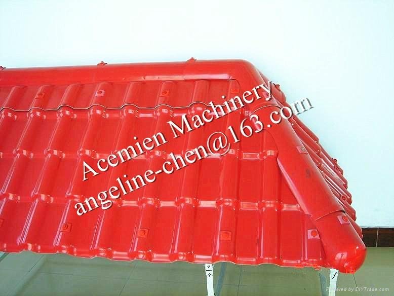 high strength,light weight, easy stallation synthetic resin roof tile machine 