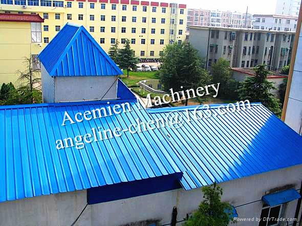 plastic high strength light weight long lifetime roof tile making machine 3