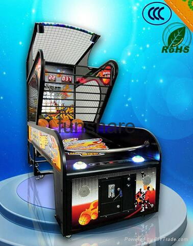 2015 New Coin Operated electronic basketball scoring machine street basketball m
