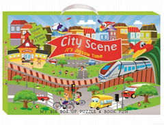 CITY SCENE PUZZLE AND BOOK FUN