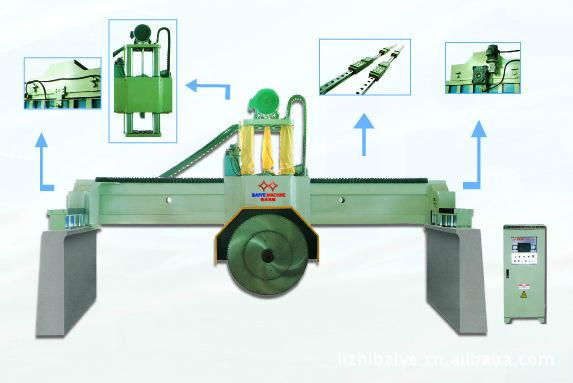 HMJ type 350 Longmen diamond circular disc sawing machine