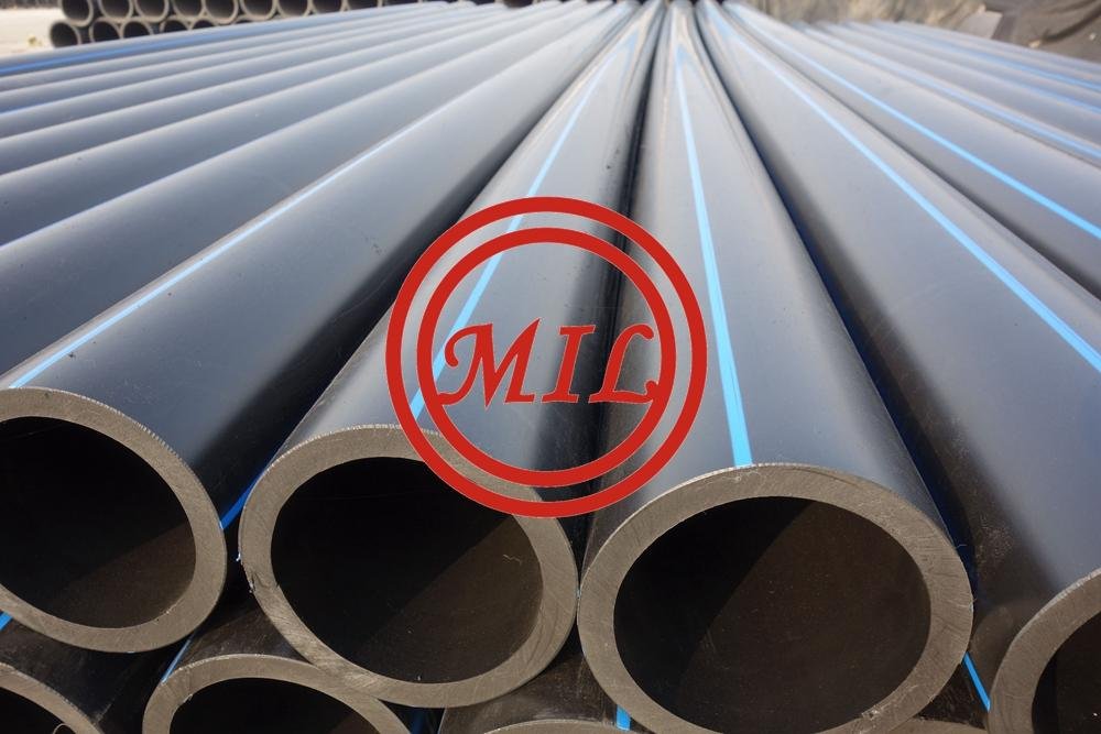 ISO 4427 water supply DN160 SDR11 Polyethylene pipe HDPE pipe and fittings