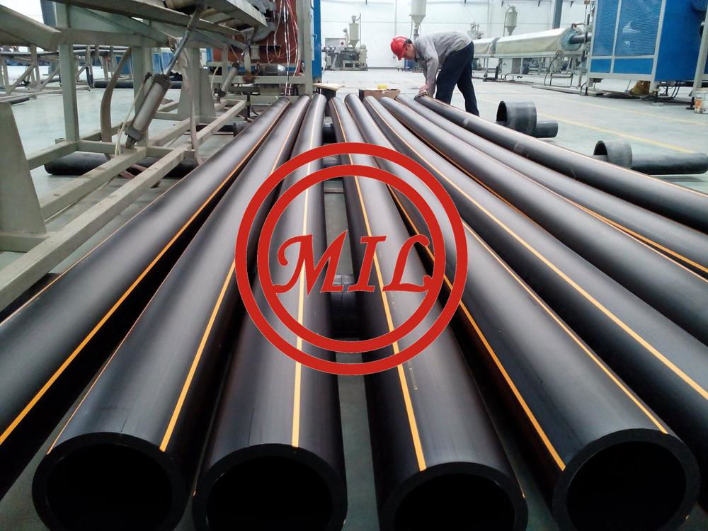 ISO4427 water supply DN160 SDR11 Polyethylene pipe HDPE pipe and fittings