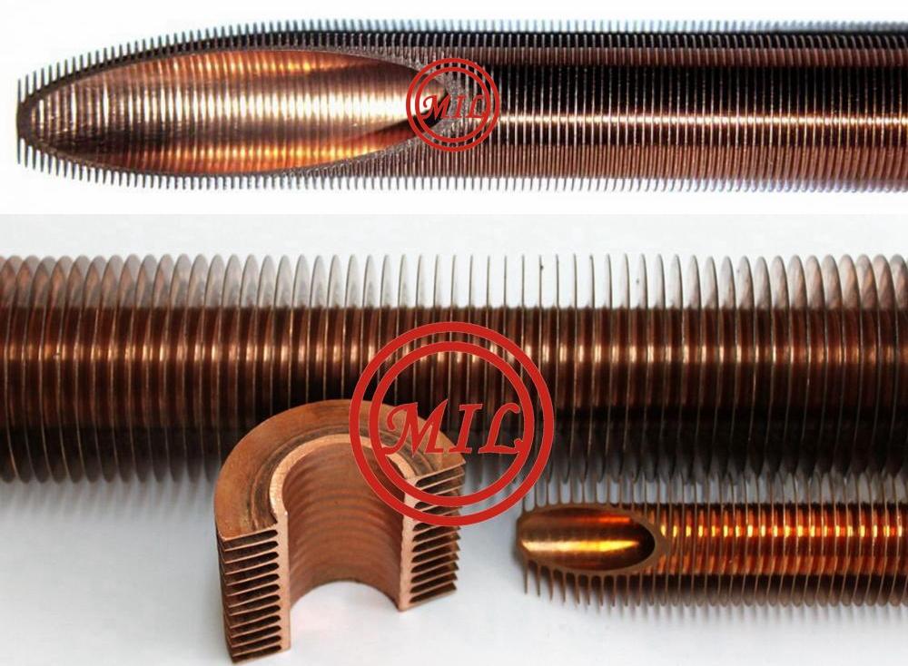 heat_exchanging_copper_spiral_finned_tube_with_extruding_process