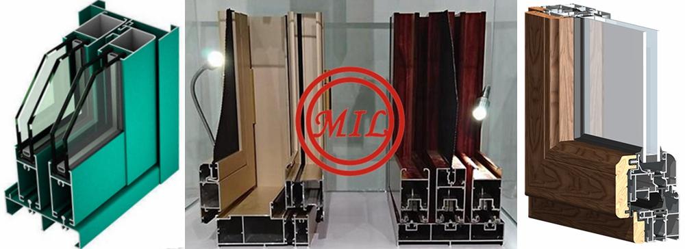 Horizontal sliding Window Aluminum Profile 6063/6005 T5/T6