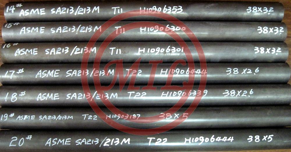 ASTM A213/ASME SA213 T5,T11,T22,T23,T91,DIN 17175 Heat Exchanger Tube 2