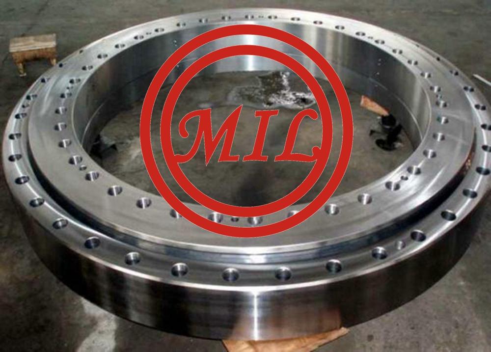 Large Medical Machine Rolled Ring Forging Steel Flange , Slewing Ring