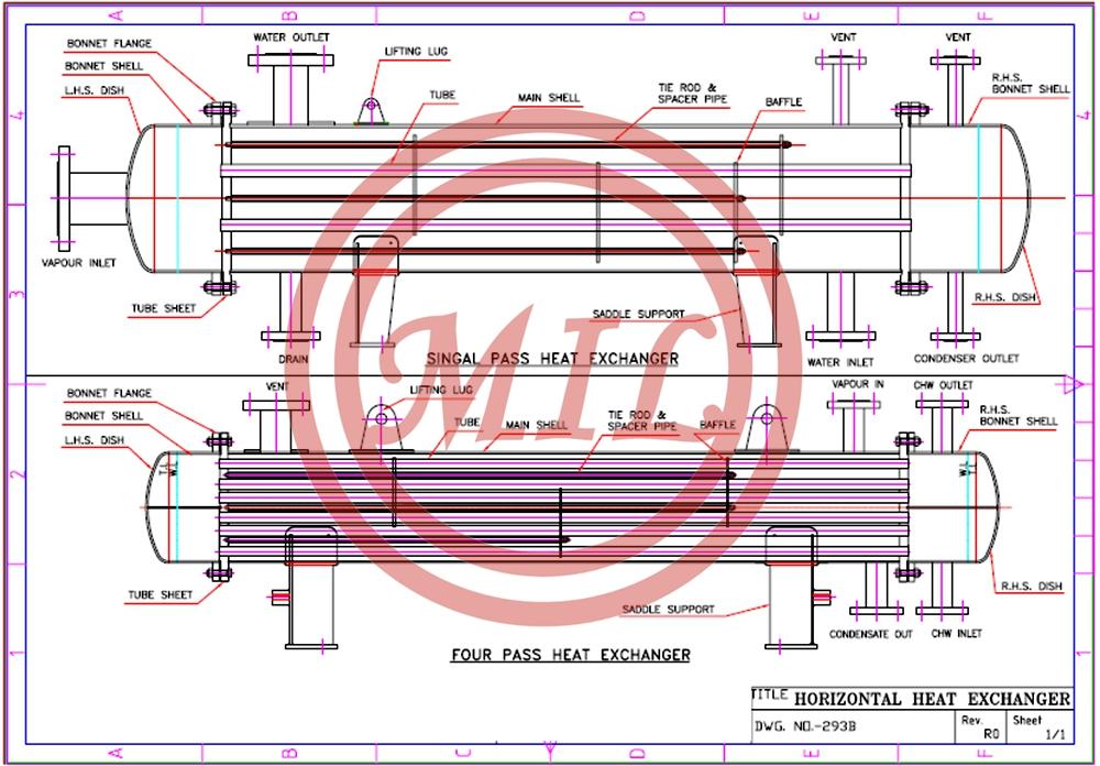 Horizontal Heat Exchanger