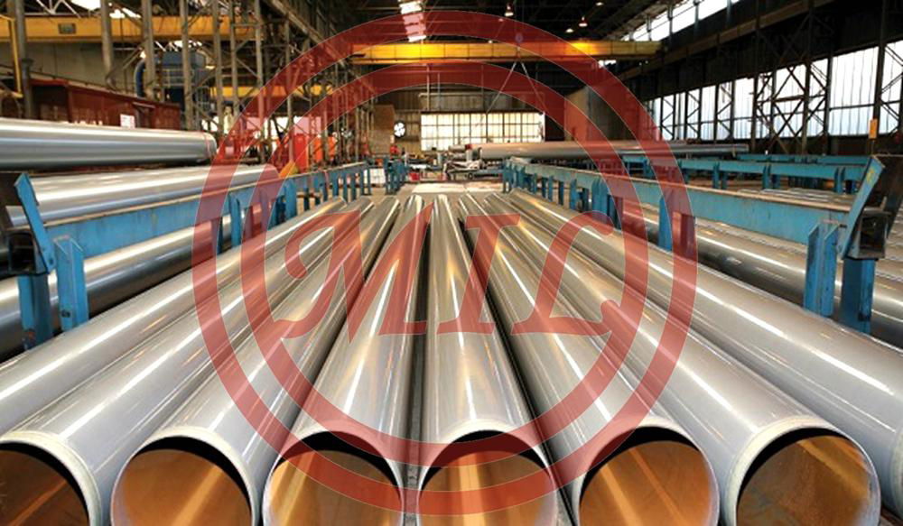 API 5LC UNS S31803+CSA Z245.20/AWWA C213  FBE COATED STAINLESS STEEL LINE PIPE