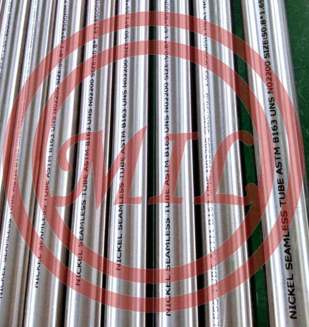 ASME SB163 UNS N02200 Seamless Alloy Tubes