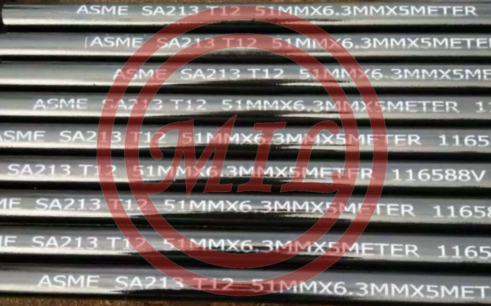 ASTM A213 T12 Seamless Steel Tube for Heat Exchangers