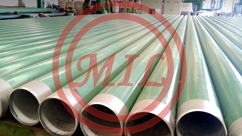 API 5LC LC30-1812 CRA LINE PIPE+CSA Z245.20/AWWA C213  FBE COATED STAINLESS STEEL LINE PIPE