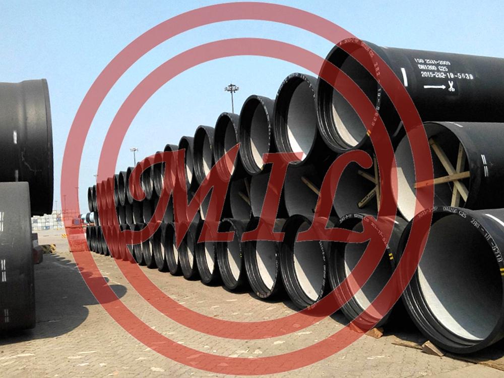 ISO 2531,EN 545,EN 598,BS 4772,AS 2280 Tyton Type Ductile Iron Pipe 5