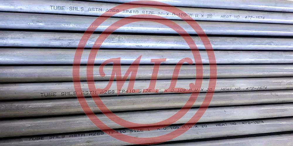 ASTM A268 TP410 Seamless Stainless Steel Tubing