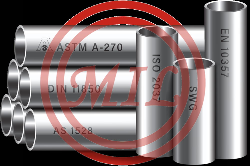 ASTM A270,AS 1518,BS 4825-1,EN 10357,DIN 11850,ISO 2037 Hygienic/Sanitary Tubes