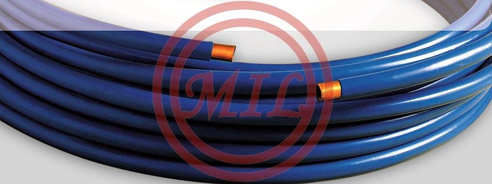 Blue PVC COATED COPPER TUBES