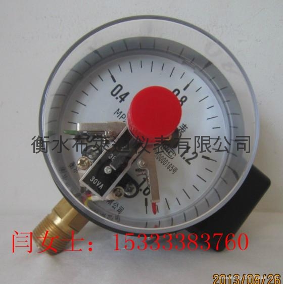 普通电接点压力表表盘100 4