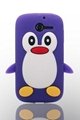 Penguin purple phone case