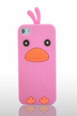 chicken pink phone case