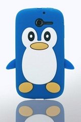 Penguin blue phone case