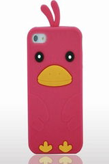 chicken  magenta phone case