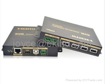 HDMI kvm extender HDMI and USB up to 330 feet (100 meters) over a single CAT5E/6 4
