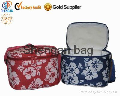 hawaii printing flower cooler bag lunch bag picnic bag 2