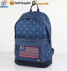 fashion teenager backpack with front