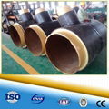 insulating pipes and fittings with polyurethane foamed plastic and high density  1