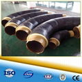 insulating pipes and fittings with polyurethane foamed plastic and high density 