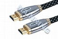 Metal Head And Nylon Mesh HDMI2.0 Cable Round