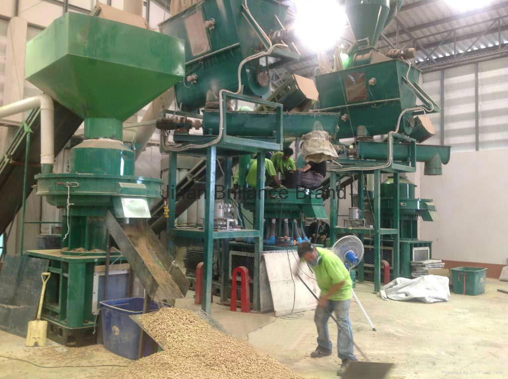 automatic production line biomass fuel wood pellet line 5