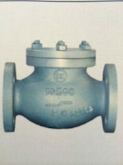 Marine Cast Iron Lift Check Globe Valve JIS F7358 5K