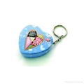 Heart shape mini candy tin with key ring 3