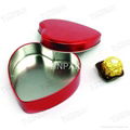 fancy chocolate heart tin packaging 2