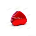 wholesale heart shape chocolate tin case 1