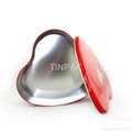 customized design heart shaped food tin container 3