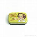 wholesale rectangular mint metal tins