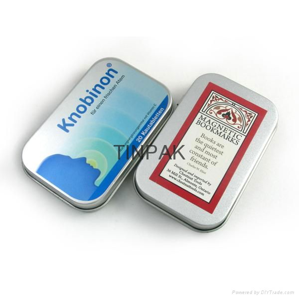 small hinged medical tin box supplier 2