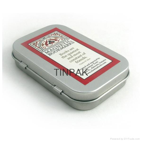 small hinged medical tin box supplier
