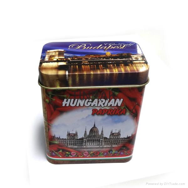 small rectangular metal tea tin 4